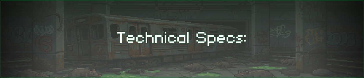Zombie pixel art avatar pack - Technical Specs section